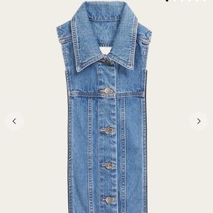 Veronica Beard denim Dickey insert only for Jacket or Blazer